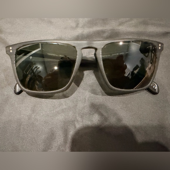 Oliver Peoples - Bernardo Black Sunglasses